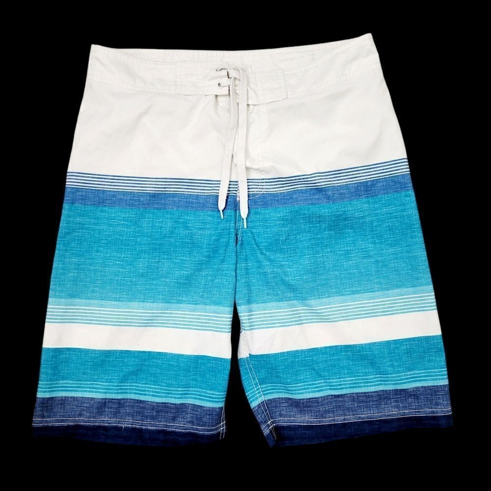 2/$20 Tag Blue & White Swimmer Pants Size: 30